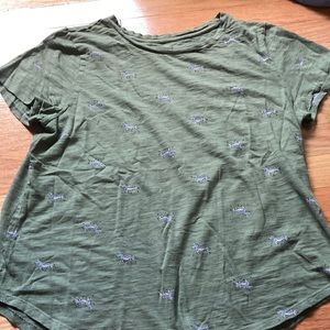 Old navy zebra t-shirt